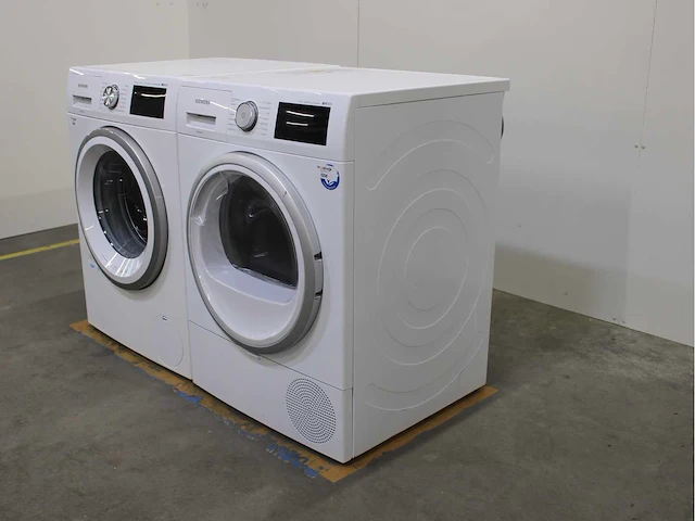 Siemens iq500 isensoric aquastop extraklasse wasmachine & siemens iq500 isensoric selfcleaning condenser wasdroger - afbeelding 7 van  8