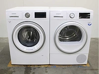 Siemens iq500 isensoric aquastop extraklasse wasmachine & siemens iq500 isensoric selfcleaning condenser wasdroger - afbeelding 1 van  8