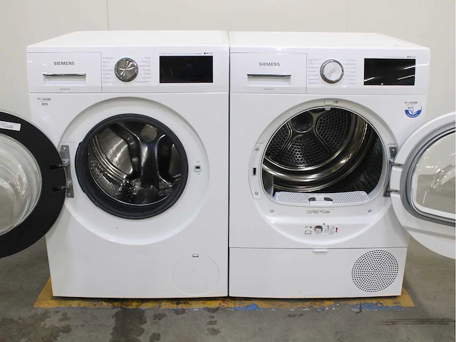 Siemens iq500 isensoric aquastop extraklasse wasmachine & siemens iq500 isensoric selfcleaning condenser wasdroger - afbeelding 2 van  8