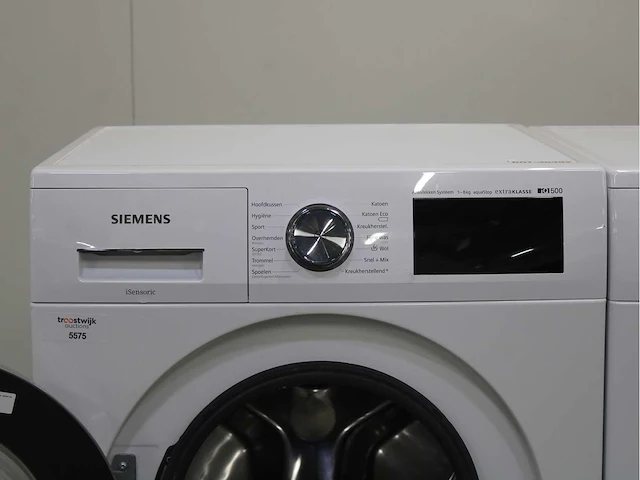 Siemens iq500 isensoric aquastop extraklasse wasmachine & siemens iq500 isensoric selfcleaning condenser wasdroger - afbeelding 3 van  8