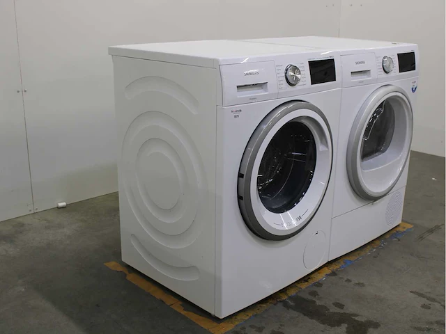 Siemens iq500 isensoric aquastop extraklasse wasmachine & siemens iq500 isensoric selfcleaning condenser wasdroger - afbeelding 4 van  8