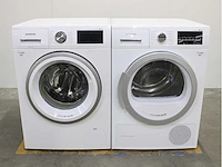 Siemens iq500 isensoric aquastop extraklasse wasmachine & siemens iq500 isensoric selfcleaning condenser wasdroger - afbeelding 1 van  8