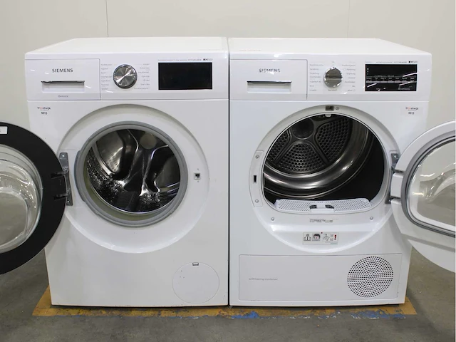 Siemens iq500 isensoric aquastop extraklasse wasmachine & siemens iq500 isensoric selfcleaning condenser wasdroger - afbeelding 2 van  8