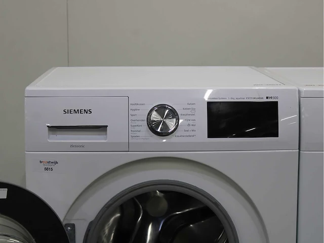 Siemens iq500 isensoric aquastop extraklasse wasmachine & siemens iq500 isensoric selfcleaning condenser wasdroger - afbeelding 3 van  8