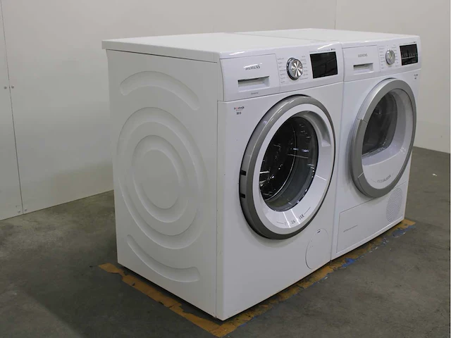 Siemens iq500 isensoric aquastop extraklasse wasmachine & siemens iq500 isensoric selfcleaning condenser wasdroger - afbeelding 4 van  8
