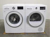 Siemens iq500 isensoric aquastop extraklasse wasmachine & siemens iq500 isensoric selfcleaning condenser extraklasse wasdroger - afbeelding 1 van  8