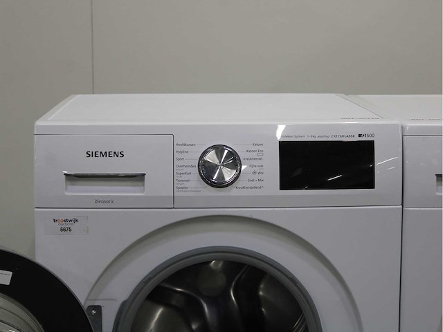 Siemens iq500 isensoric aquastop extraklasse wasmachine & siemens iq500 isensoric selfcleaning condenser extraklasse wasdroger - afbeelding 3 van  8