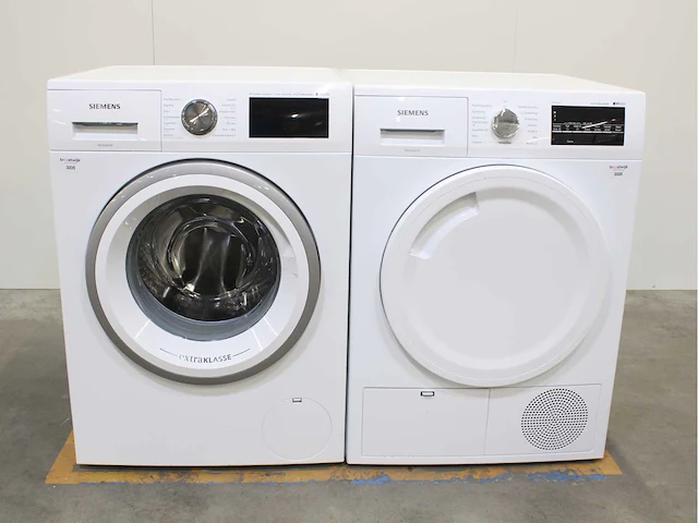 Siemens iq500 isensoric aquastop extraklasse wasmachines & siemens iq500 isensoric extraklasse wasdrogers - afbeelding 1 van  8