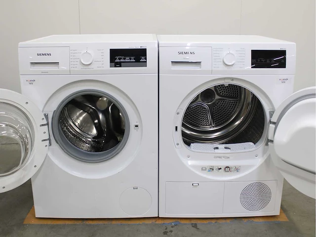 Siemens iq500 isensoric aquastop iqdrive wasmachine & siemens iq300 isensoric droger - afbeelding 2 van  8