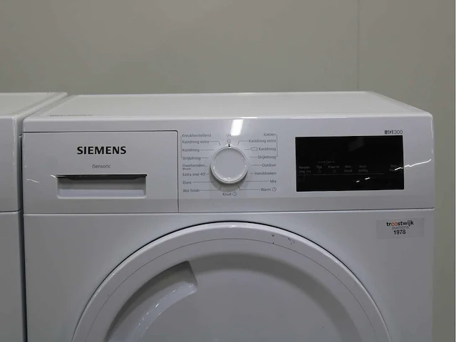 Siemens iq500 isensoric aquastop iqdrive wasmachine & siemens iq300 isensoric droger - afbeelding 6 van  8