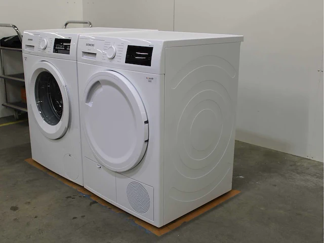 Siemens iq500 isensoric aquastop iqdrive wasmachine & siemens iq300 isensoric droger - afbeelding 7 van  8
