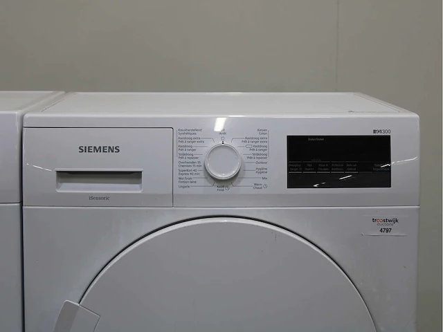 Siemens iq500 isensoric aquastop iqdrive wasmachine & siemens iq300 isensoric wasdroger - afbeelding 6 van  8