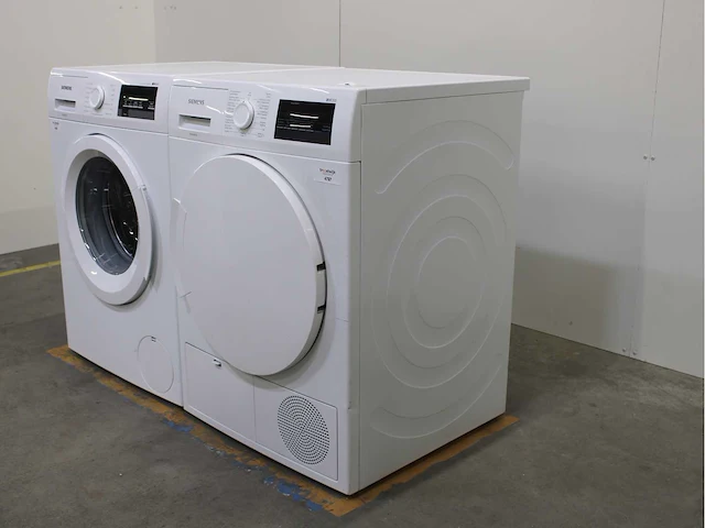 Siemens iq500 isensoric aquastop iqdrive wasmachine & siemens iq300 isensoric wasdroger - afbeelding 7 van  8
