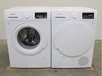 Siemens iq500 isensoric aquastop iqdrive wasmachine & siemens iq300 isensoric wasdroger - afbeelding 1 van  8