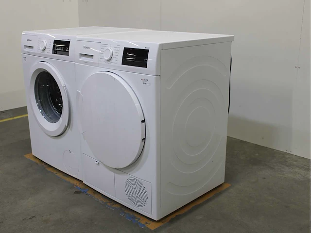 Siemens iq500 isensoric aquastop iqdrive wasmachine & siemens iq300 isensoric wasdroger - afbeelding 7 van  8