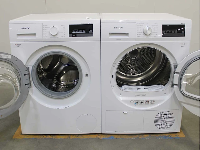 Siemens iq500 isensoric aquastop iqdrive wasmachine & siemens iq300 isensoric wasdroger - afbeelding 2 van  8