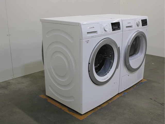 Siemens iq500 isensoric aquastop iqdrive wasmachine & siemens iq300 isensoric wasdroger - afbeelding 4 van  8
