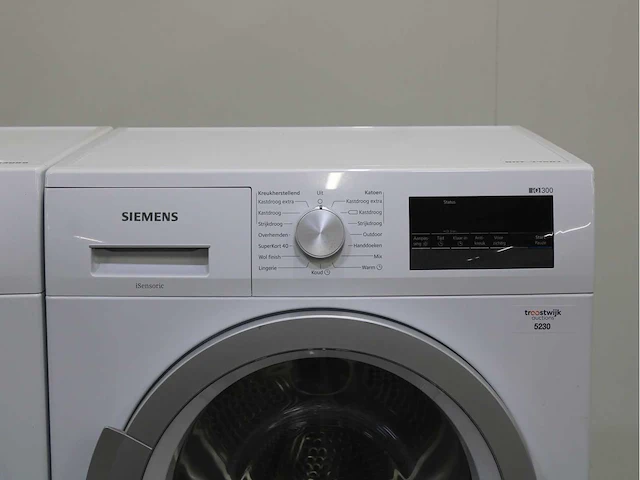 Siemens iq500 isensoric aquastop iqdrive wasmachine & siemens iq300 isensoric wasdroger - afbeelding 6 van  8