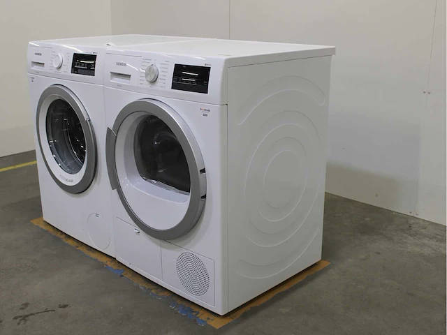 Siemens iq500 isensoric aquastop iqdrive wasmachine & siemens iq300 isensoric wasdroger - afbeelding 7 van  8