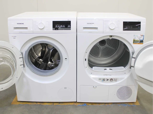 Siemens iq500 isensoric aquastop iqdrive wasmachine & siemens iq300 isensoric wasdroger - afbeelding 2 van  8