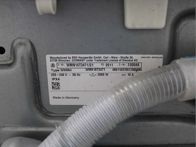 Siemens iq500 isensoric aquastop iqdrive wasmachine & siemens iq300 isensoric wasdroger - afbeelding 5 van  8