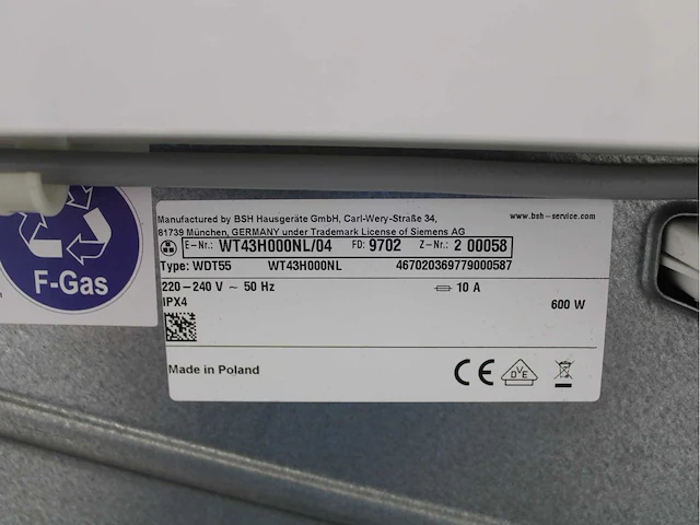 Siemens iq500 isensoric aquastop iqdrive wasmachine & siemens iq300 isensoric wasdroger - afbeelding 8 van  8