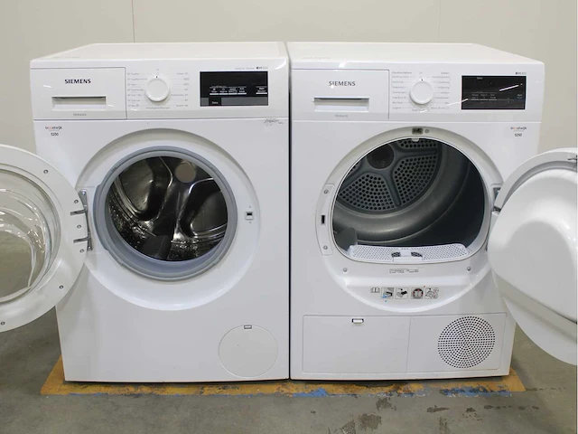 Siemens iq500 isensoric aquastop iqdrive wasmachine & siemens iq300 isensoric wasdroger - afbeelding 2 van  8
