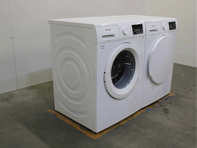 Siemens iq500 isensoric aquastop iqdrive wasmachine & siemens iq300 isensoric wasdroger - afbeelding 4 van  8