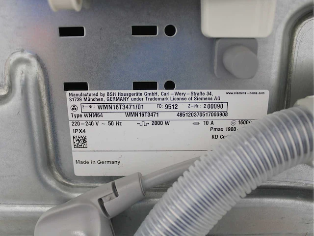 Siemens iq500 isensoric aquastop iqdrive wasmachine & siemens iq300 isensoric wasdroger - afbeelding 5 van  8