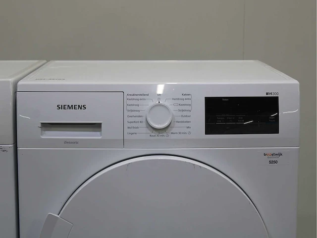 Siemens iq500 isensoric aquastop iqdrive wasmachine & siemens iq300 isensoric wasdroger - afbeelding 6 van  8