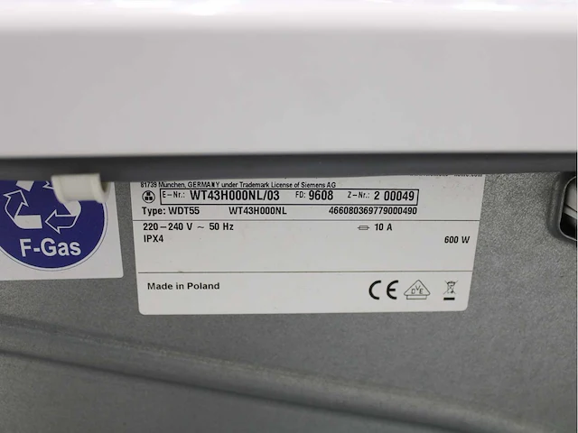 Siemens iq500 isensoric aquastop iqdrive wasmachine & siemens iq300 isensoric wasdroger - afbeelding 8 van  8