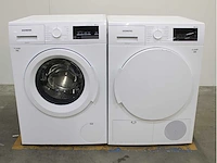 Siemens iq500 isensoric aquastop iqdrive wasmachine & siemens iq300 isensoric wasdroger - afbeelding 1 van  8