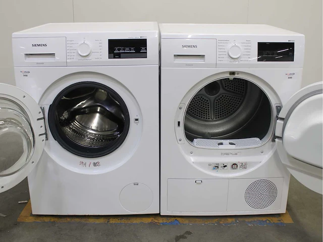 Siemens iq500 isensoric aquastop iqdrive wasmachine & siemens iq300 isensoric wasdroger - afbeelding 2 van  8