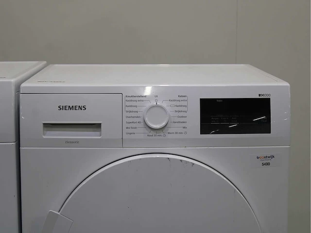 Siemens iq500 isensoric aquastop iqdrive wasmachine & siemens iq300 isensoric wasdroger - afbeelding 6 van  8