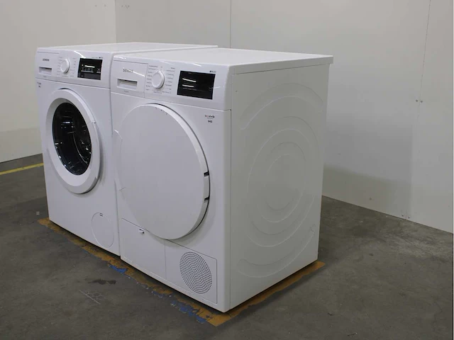 Siemens iq500 isensoric aquastop iqdrive wasmachine & siemens iq300 isensoric wasdroger - afbeelding 7 van  8