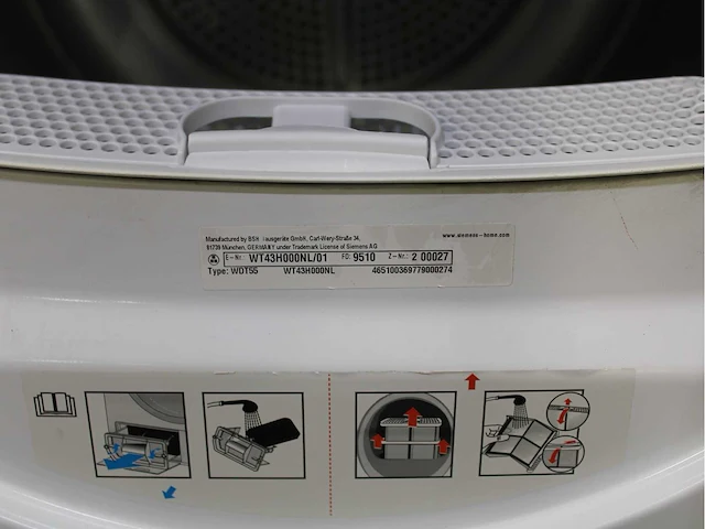 Siemens iq500 isensoric aquastop iqdrive wasmachine & siemens iq300 isensoric wasdroger - afbeelding 8 van  8