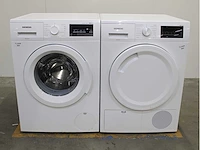 Siemens iq500 isensoric aquastop iqdrive wasmachine & siemens iq300 isensoric wasdroger - afbeelding 1 van  8