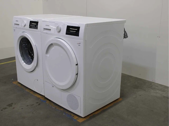 Siemens iq500 isensoric aquastop iqdrive wasmachine & siemens iq300 isensoric wasdroger - afbeelding 7 van  8