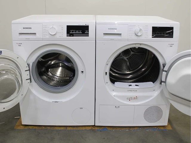 Siemens iq500 isensoric aquastop iqdrive wasmachine & siemens iq300 isensoric wasdroger - afbeelding 2 van  8