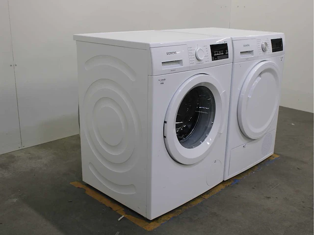 Siemens iq500 isensoric aquastop iqdrive wasmachine & siemens iq300 isensoric wasdroger - afbeelding 4 van  8