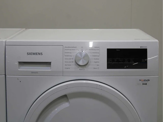 Siemens iq500 isensoric aquastop iqdrive wasmachine & siemens iq300 isensoric wasdroger - afbeelding 6 van  8