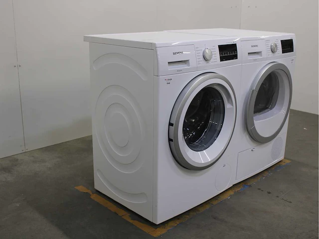 Siemens iq500 isensoric aquastop iqdrive wasmachine & siemens iq300 isensoric wasdroger - afbeelding 4 van  8