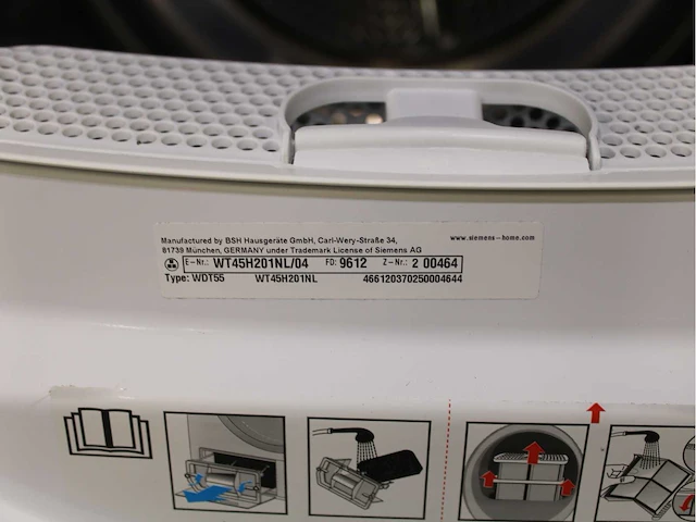 Siemens iq500 isensoric aquastop iqdrive wasmachine & siemens iq300 isensoric wasdroger - afbeelding 8 van  8