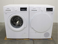 Siemens iq500 isensoric aquastop iqdrive wasmachine & siemens iq300 isensoric wasdroger - afbeelding 1 van  6