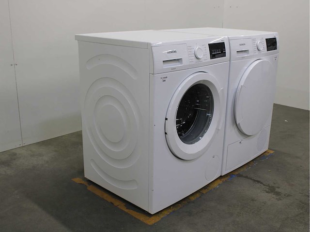 Siemens iq500 isensoric aquastop iqdrive wasmachine & siemens iq300 isensoric wasdroger - afbeelding 4 van  6