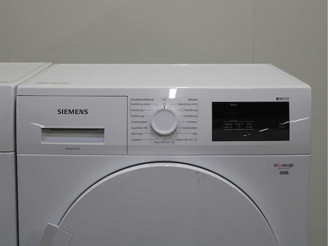 Siemens iq500 isensoric aquastop iqdrive wasmachine & siemens iq300 isensoric wasdroger - afbeelding 6 van  6