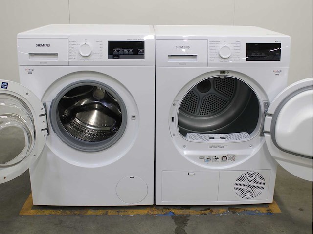 Siemens iq500 isensoric aquastop iqdrive wasmachine & siemens iq300 isensoric wasdroger - afbeelding 2 van  8