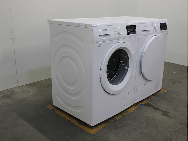 Siemens iq500 isensoric aquastop iqdrive wasmachine & siemens iq300 isensoric wasdroger - afbeelding 4 van  8