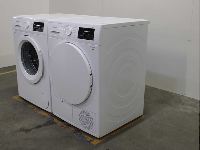 Siemens iq500 isensoric aquastop iqdrive wasmachine & siemens iq300 isensoric wasdroger - afbeelding 7 van  8