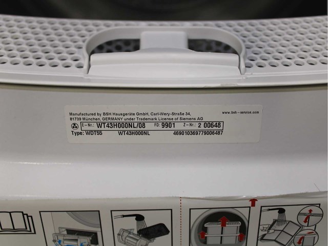 Siemens iq500 isensoric aquastop iqdrive wasmachine & siemens iq300 isensoric wasdroger - afbeelding 8 van  8